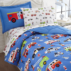 Heroes 5 pc Microfiber Bed in a Bag - Twin