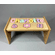 Personalized Name & Symbol Puzzle Stool - Natural