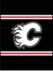 Calgary Flames 60 inches x 80 inches Fleece Throw